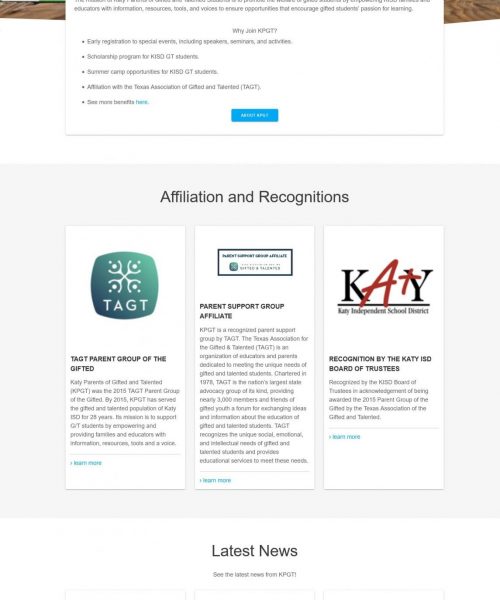 Katy Parents of Gifted and Talented Students - KPGT